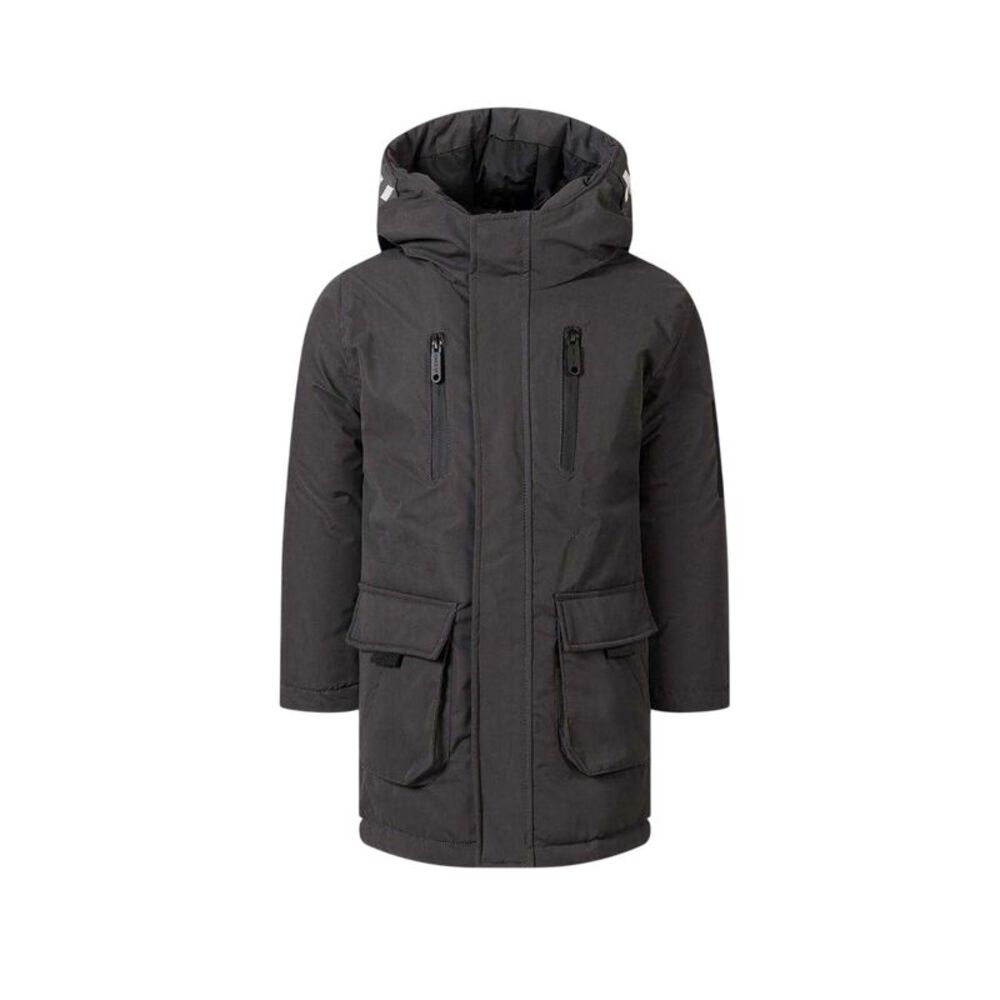 Minoti Childrens/Kids Utility Insulated Parka / Charcoal